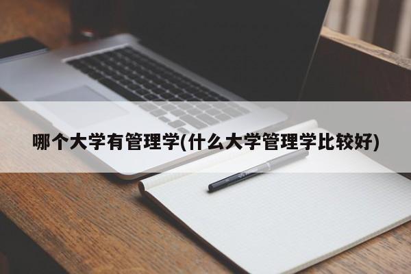 哪个大学有管理学(什么大学管理学比较好)
