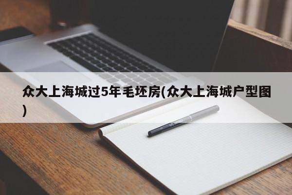 众大上海城过5年毛坯房(众大上海城户型图)