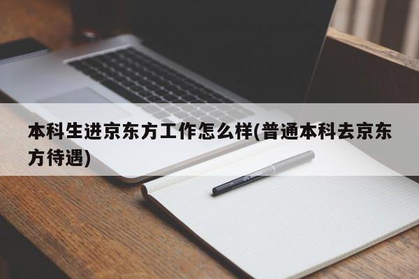 本科生进京东方工作怎么样(普通本科去京东方待遇)